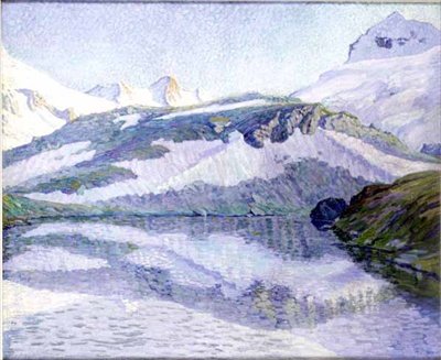 alpejski krajobraz autorstwa Paul Baum