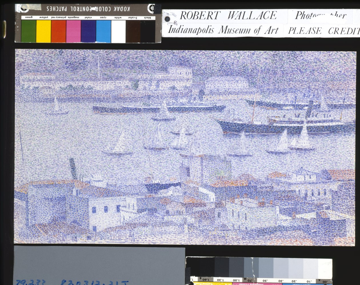 Constantinople, The Boats (akwarela i ołówek na kremowym papierze) autorstwa Paul Baum