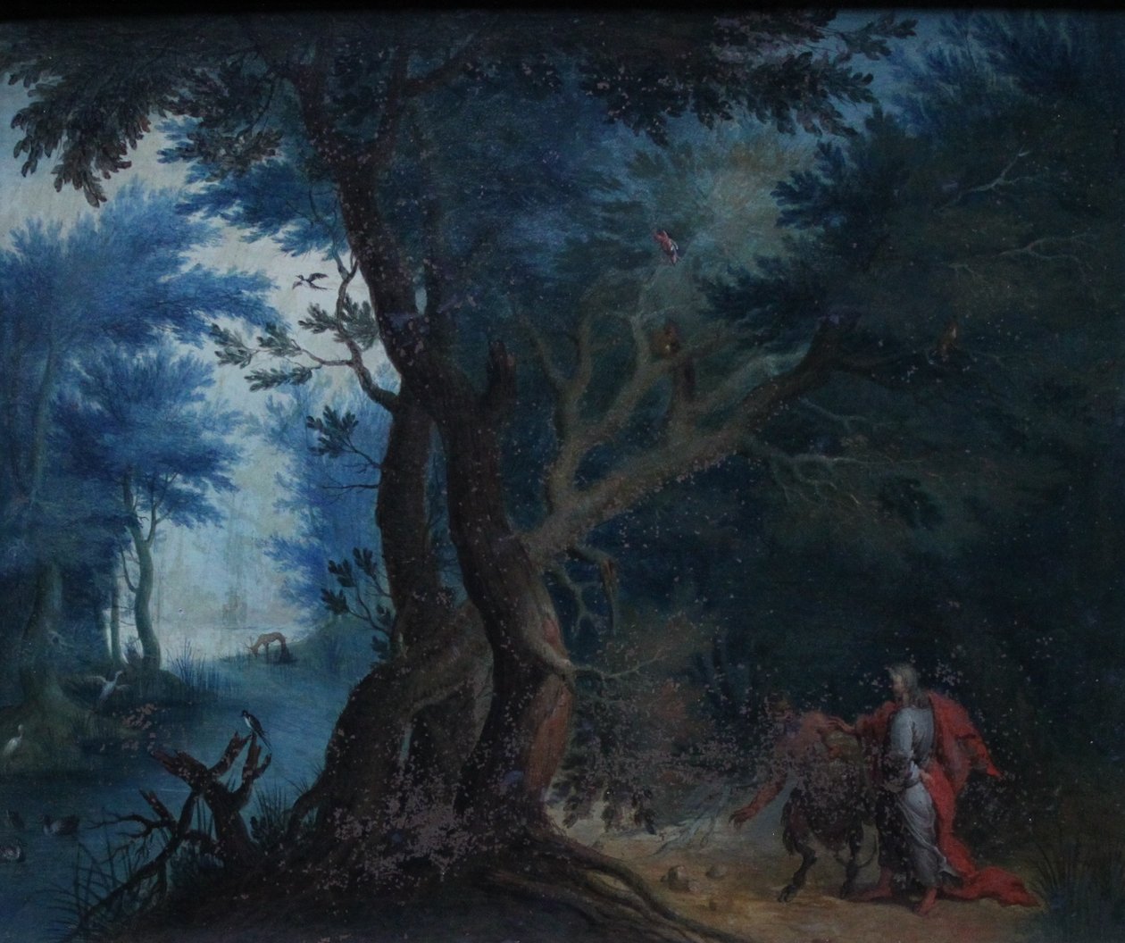 Chrystus poddany jest pokusie przez szatana autorstwa Paul Bril