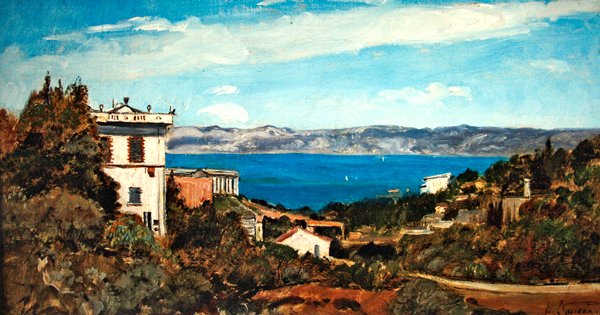 Zatoka Marsylii, Saint-Henri (olej na płótnie) autorstwa Paul Camille Guigou