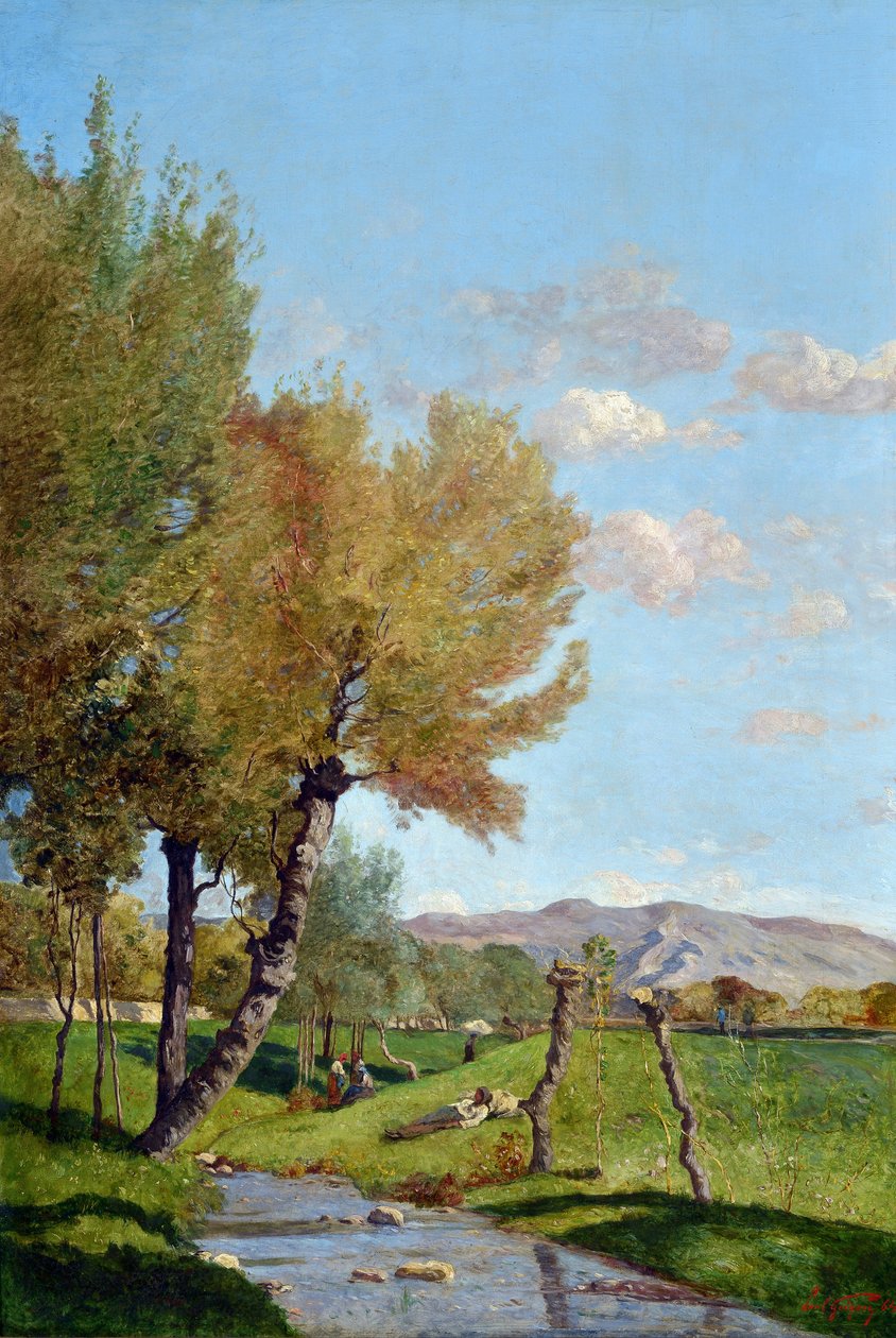 Wierzba duża (olej na płótnie) autorstwa Paul Camille Guigou