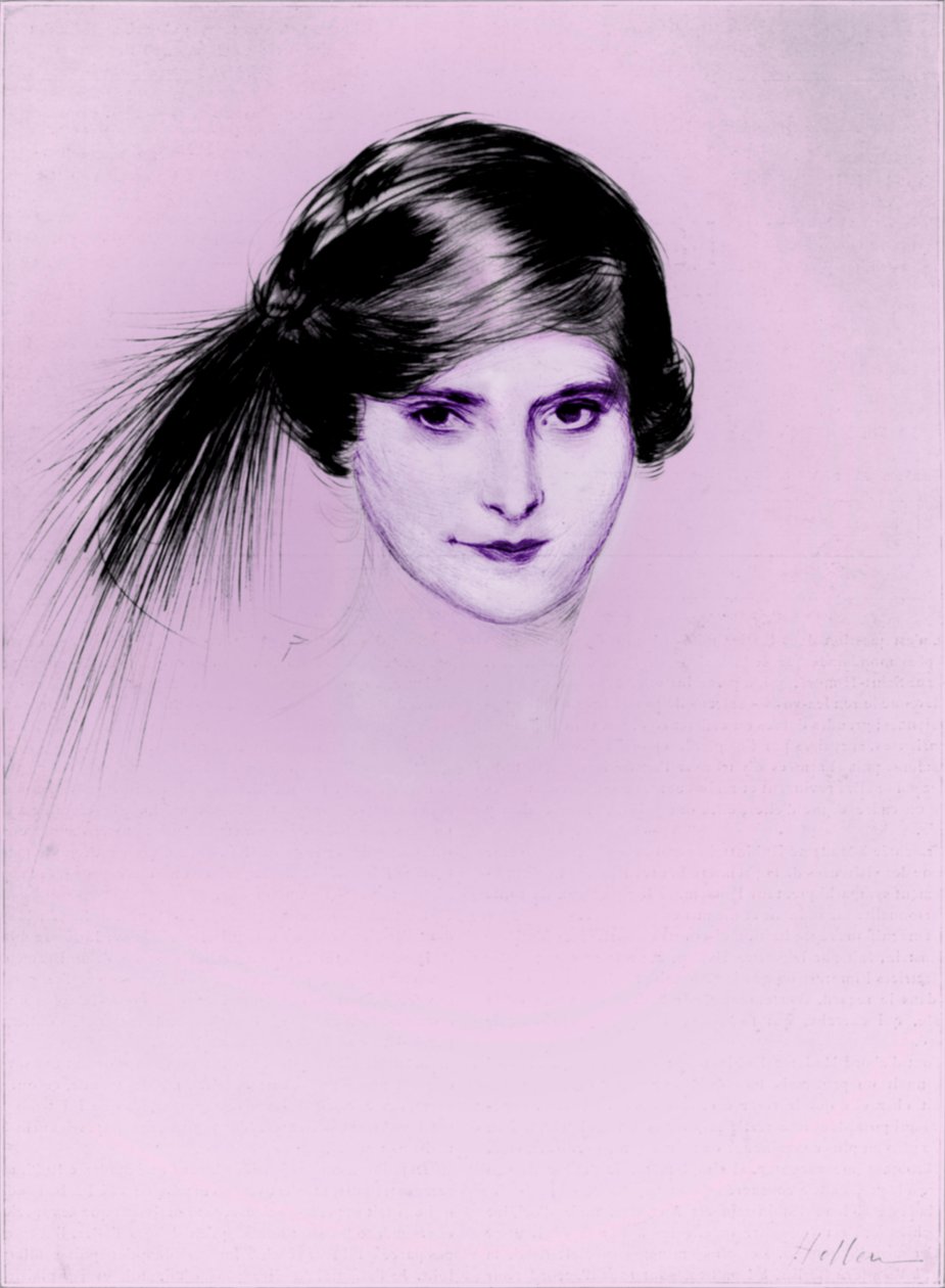Helena Rubinstein – Paul César Helleu autorstwa Paul Cesar Helleu