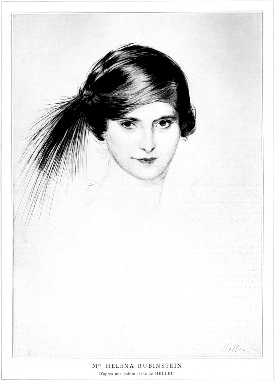 Helena Rubinstein – Paul César Helleu autorstwa Paul Cesar Helleu
