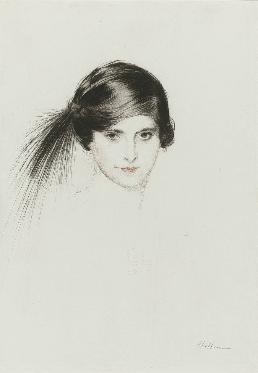 Helena Rubinstein, ok. ur. 1908 autorstwa Paul Cesar Helleu