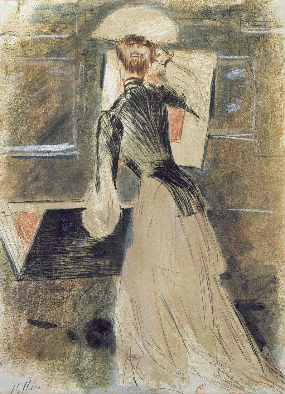 Madeleine Carlier autorstwa Paul Cesar Helleu