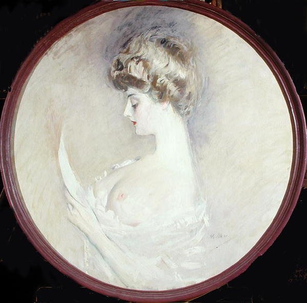 Marthe Letellier (olej na płótnie) autorstwa Paul Cesar Helleu