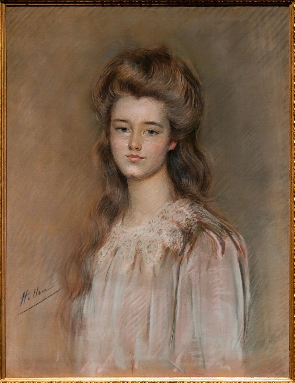 Portret Louise Alidy Livingstone autorstwa Paul Cesar Helleu