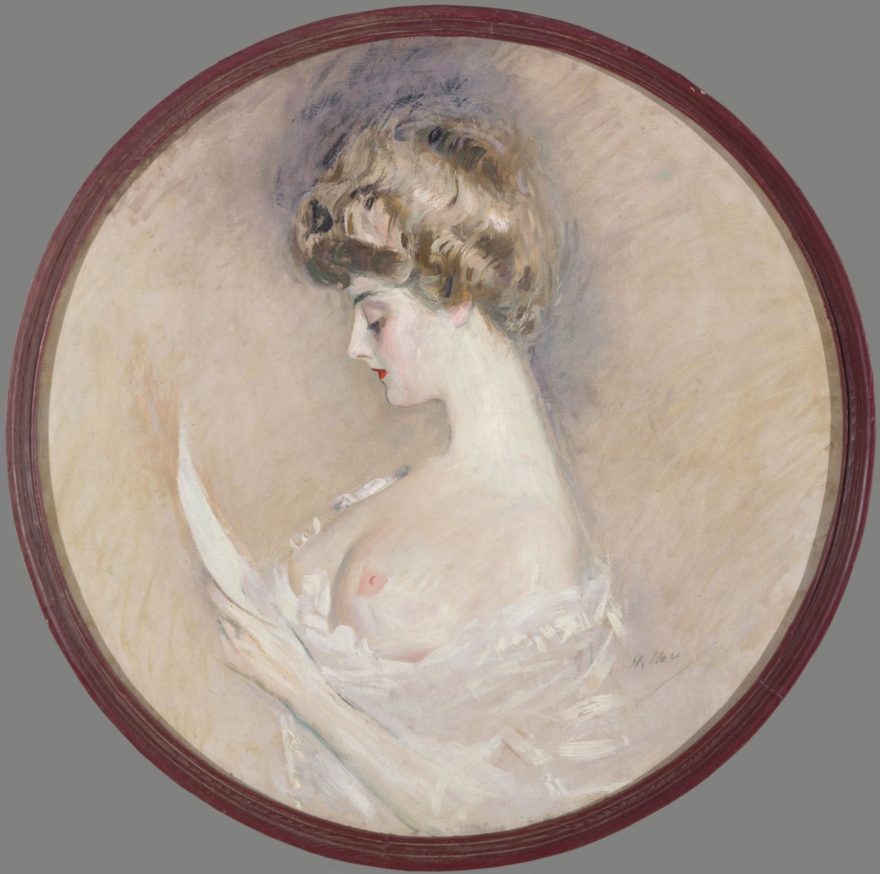 Portret Marthe Letellier z d. Fourton, ok. 1930 r. 1900. autorstwa Paul Cesar Helleu