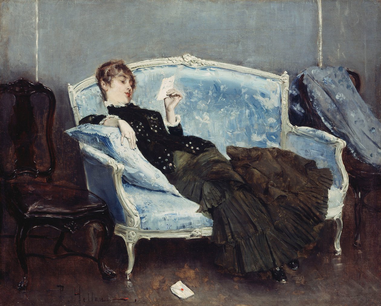 Litera; Litera, autorstwa Paul Cesar Helleu