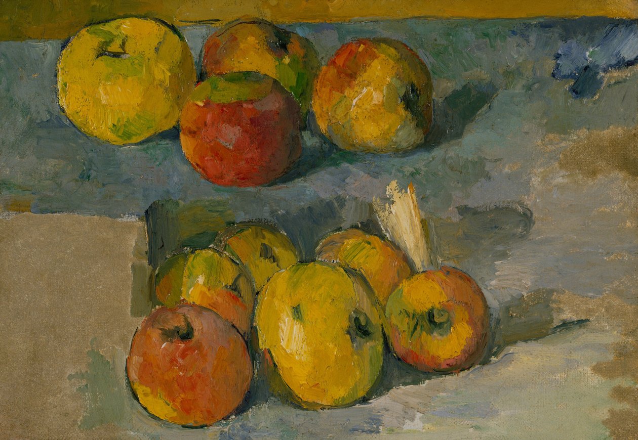 Jabłka autorstwa Paul Cézanne