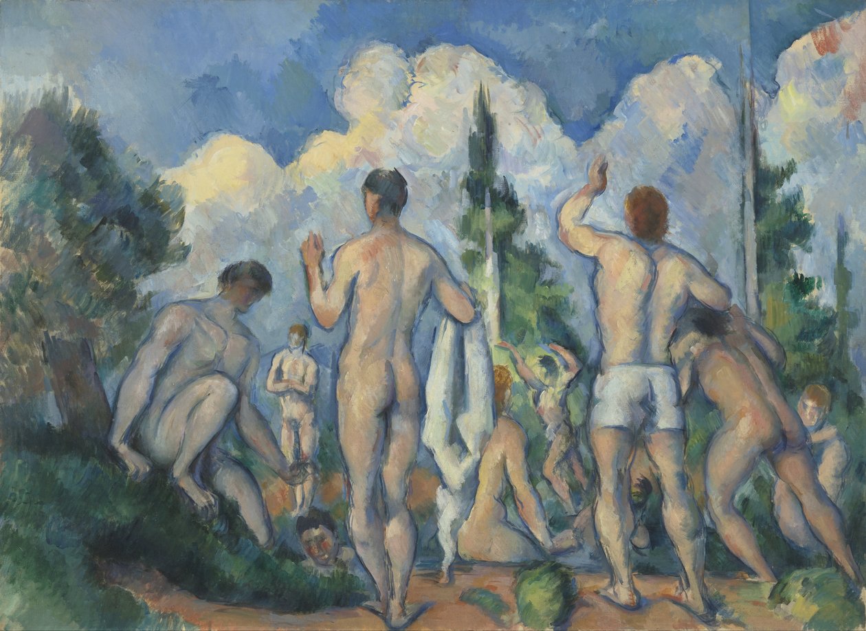 Kąpiący się autorstwa Paul Cézanne