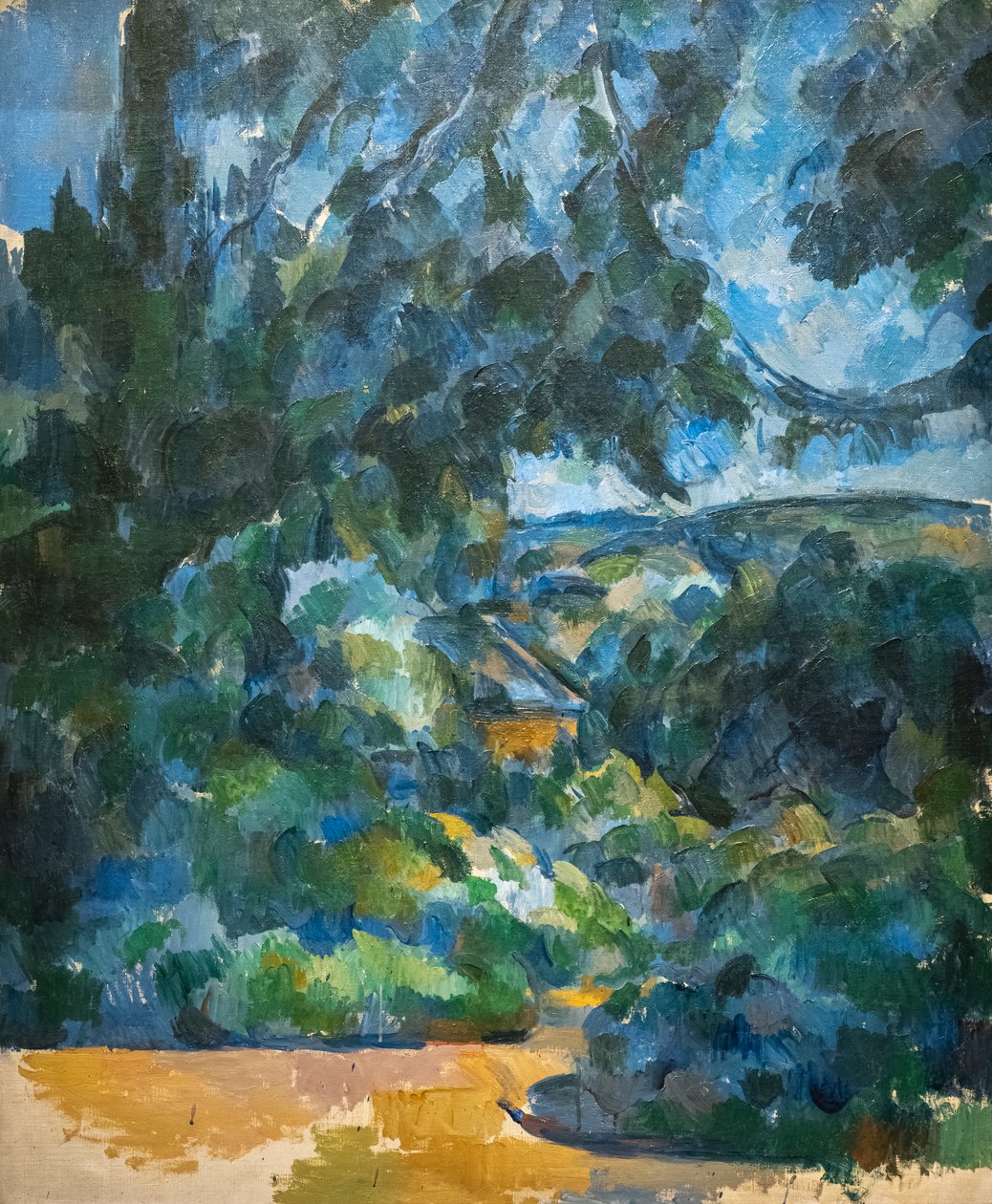 Niebieski krajobraz autorstwa Paul Cézanne