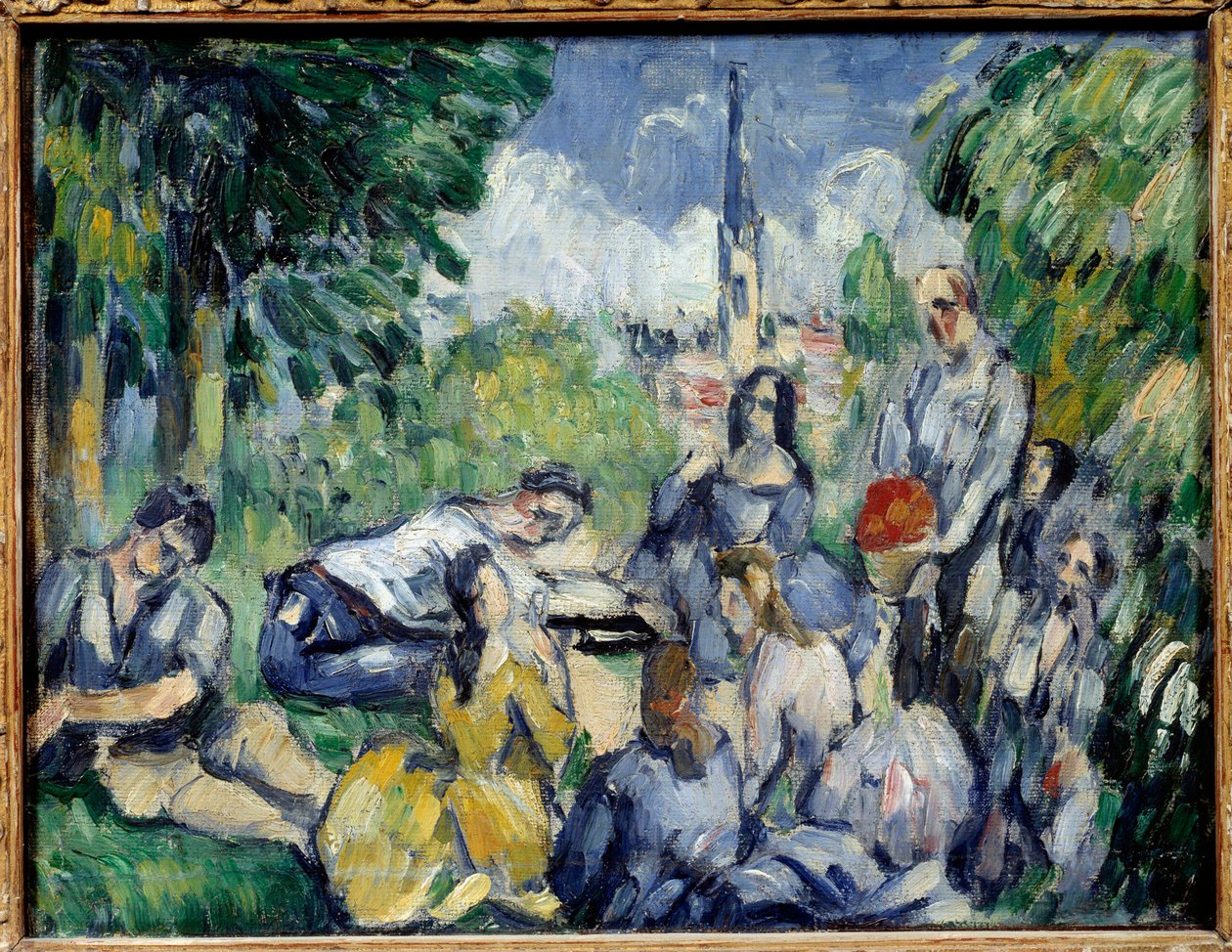Śniadanie na trawie Obraz Paula Cezanne