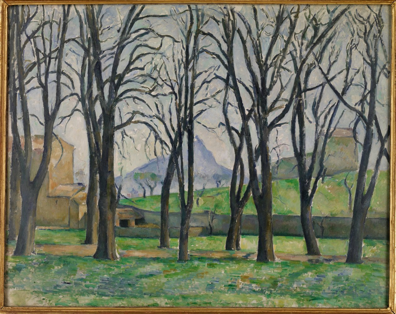 Kasztanowce w Jas de Bouffan autorstwa Paul Cézanne