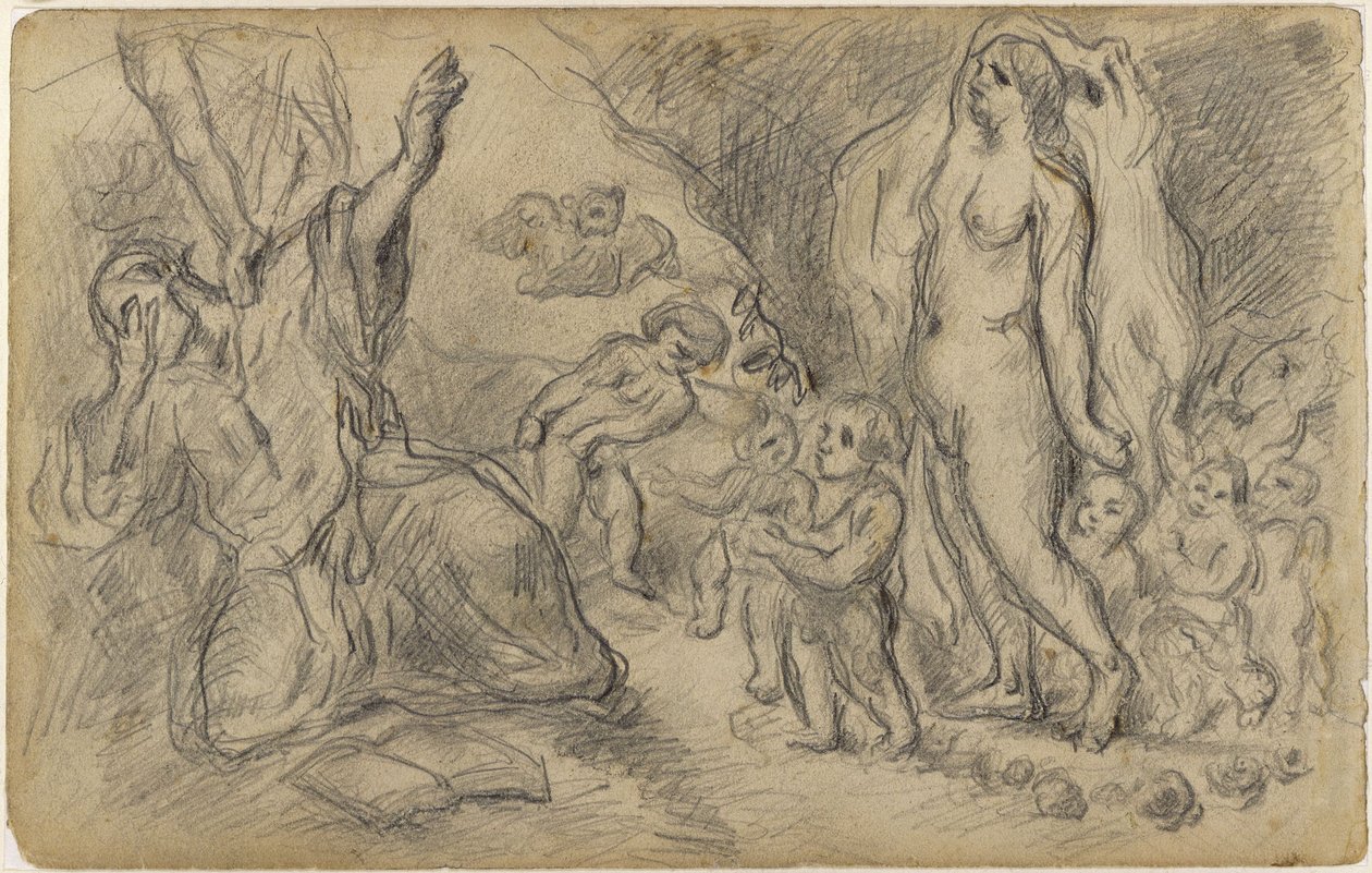 Kuszenie świętego Antoniego autorstwa Paul Cézanne