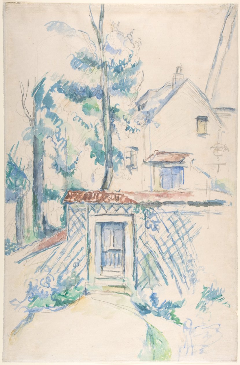 Wejście do ogrodu autorstwa Paul Cézanne