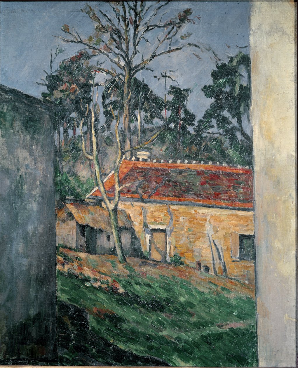 Gospodarstwo w Auvers - olej na płótnie autorstwa Paul Cézanne