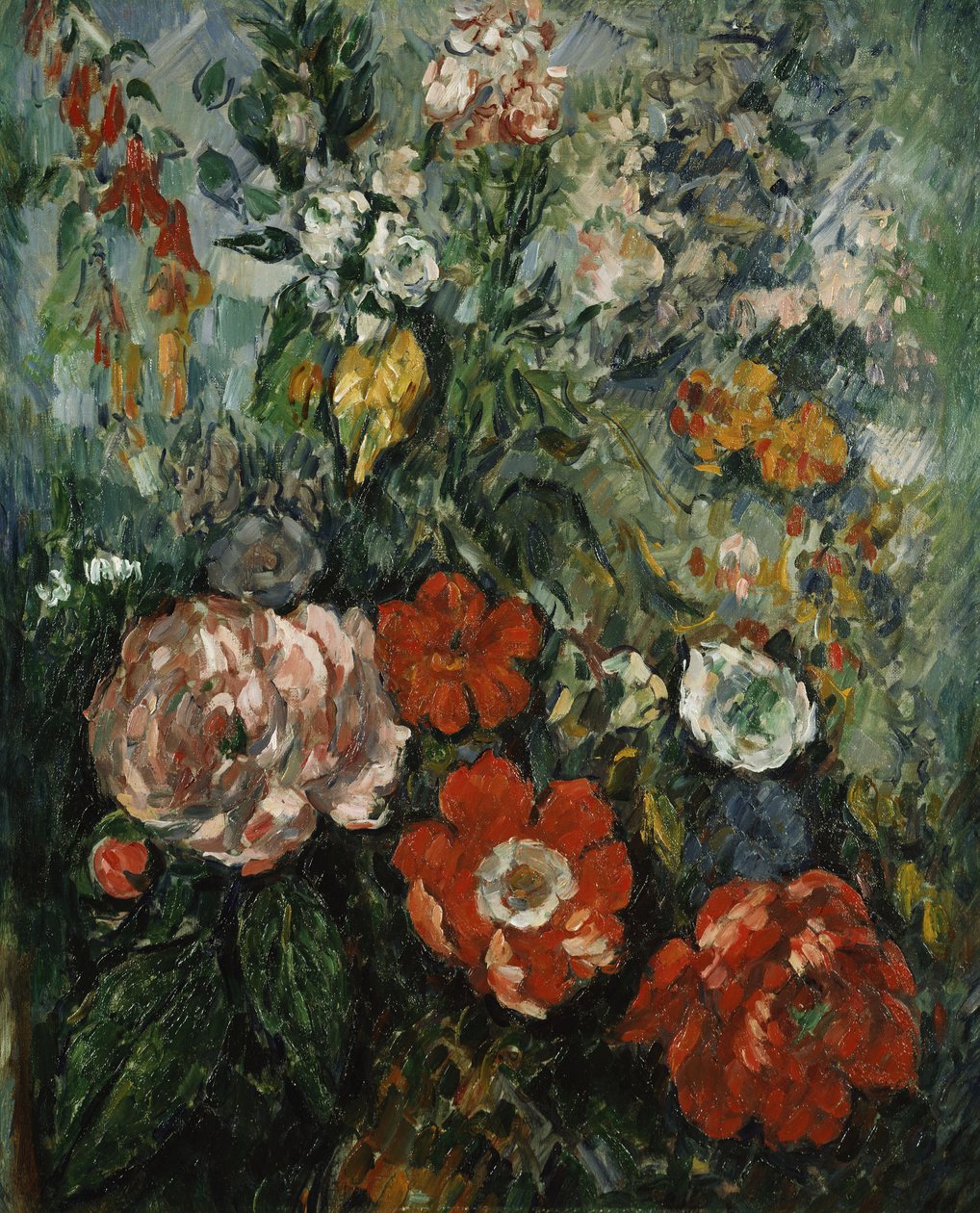 Kwiaty, ok.1879 (olej na płótnie) autorstwa Paul Cézanne