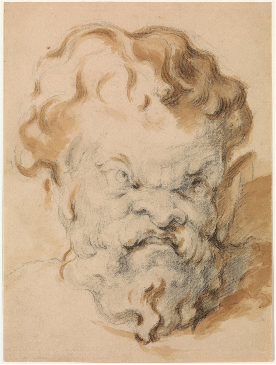 Szef Silenusa autorstwa Paul Cézanne