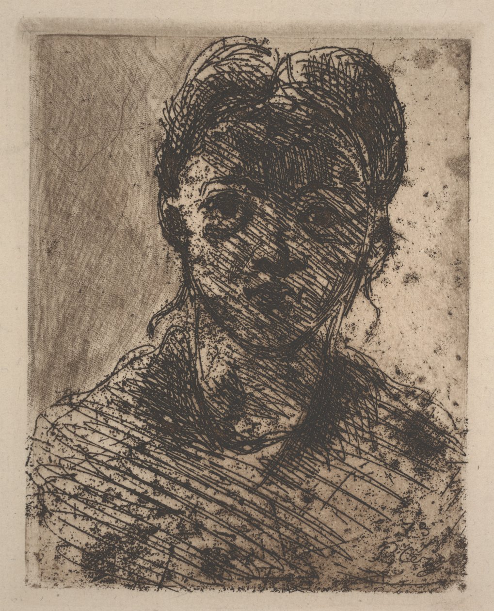 Głowa młodej dziewczyny autorstwa Paul Cézanne