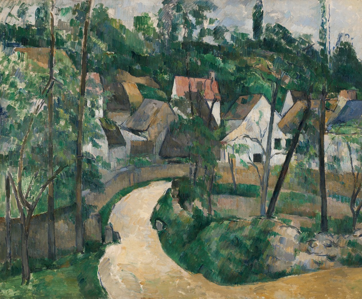Kręta droga autorstwa Paul Cézanne