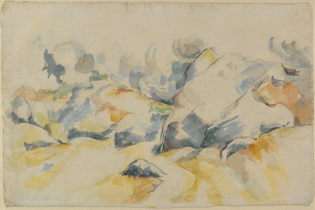 Pejzaż autorstwa Paul Cézanne