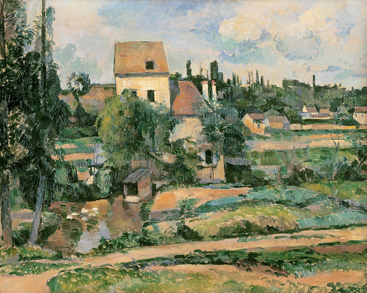 Moulin de la Couleuvre w Pontoise autorstwa Paul Cézanne
