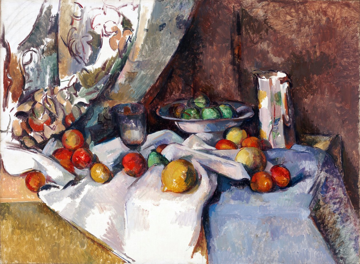 Martwa natura z jabłkami. Obraz Paula Cezanne