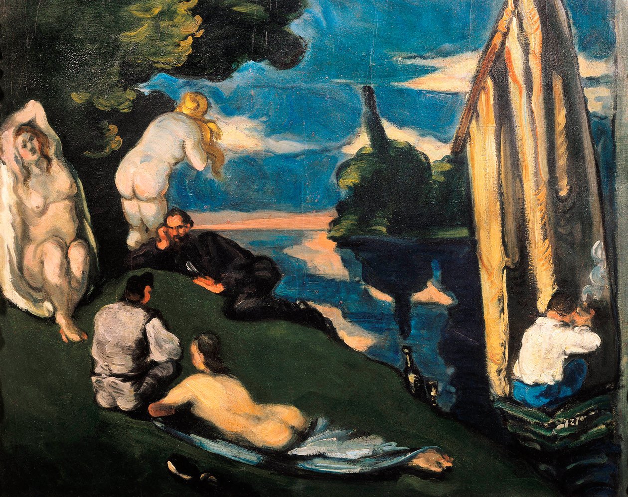 Duszpasterska, czyli Sielanka autorstwa Paul Cézanne