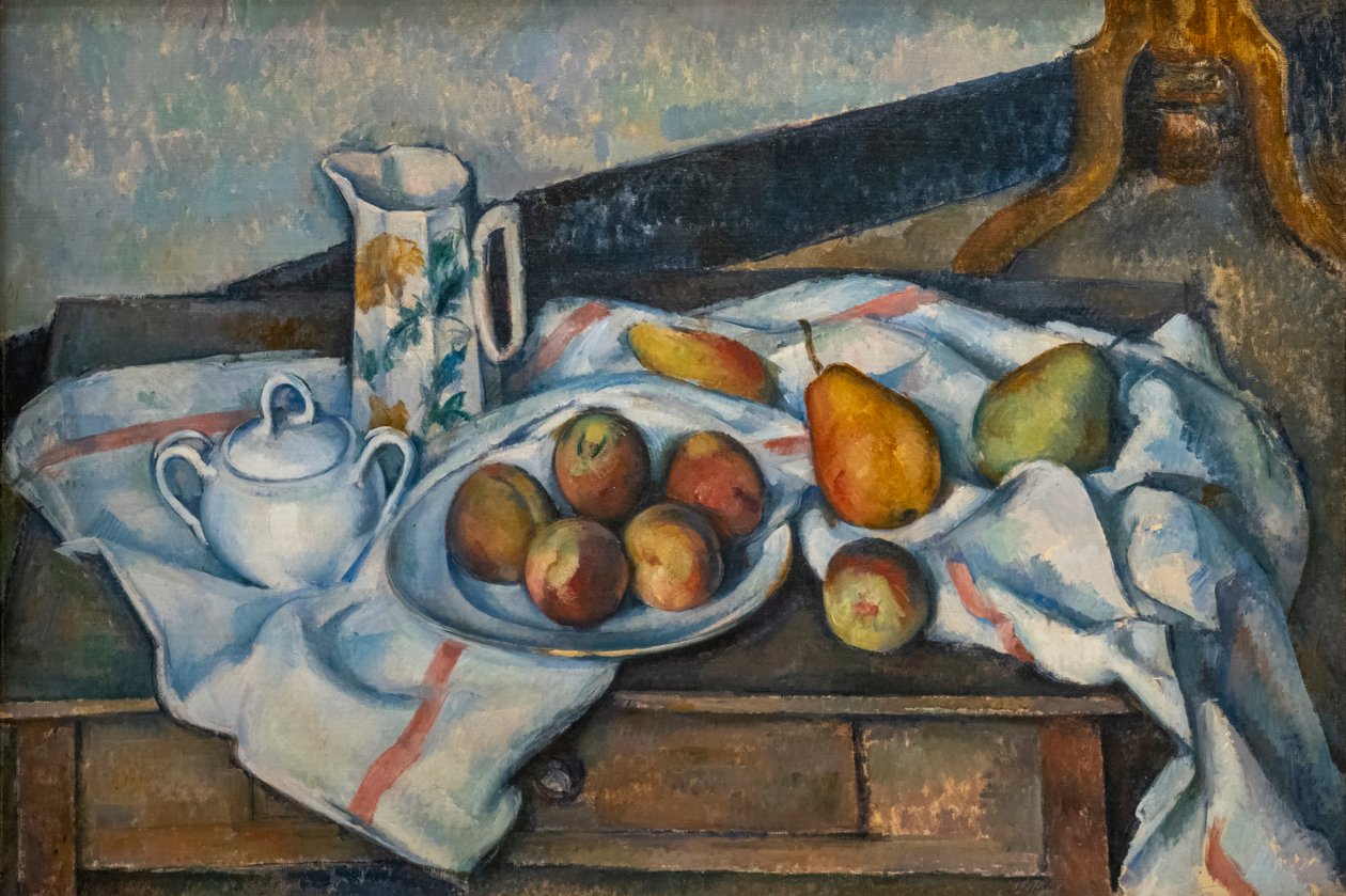 Brzoskwinie i Gruszki autorstwa Paul Cézanne