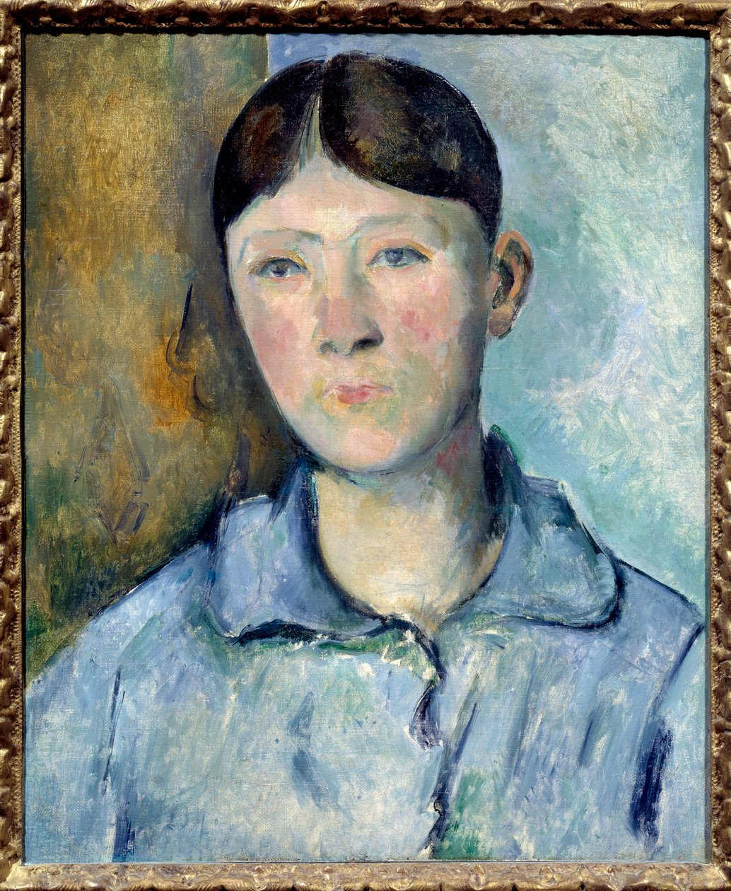 Portret Madame Cezanne (z domu Hortense Fiquet autorstwa Paul Cézanne