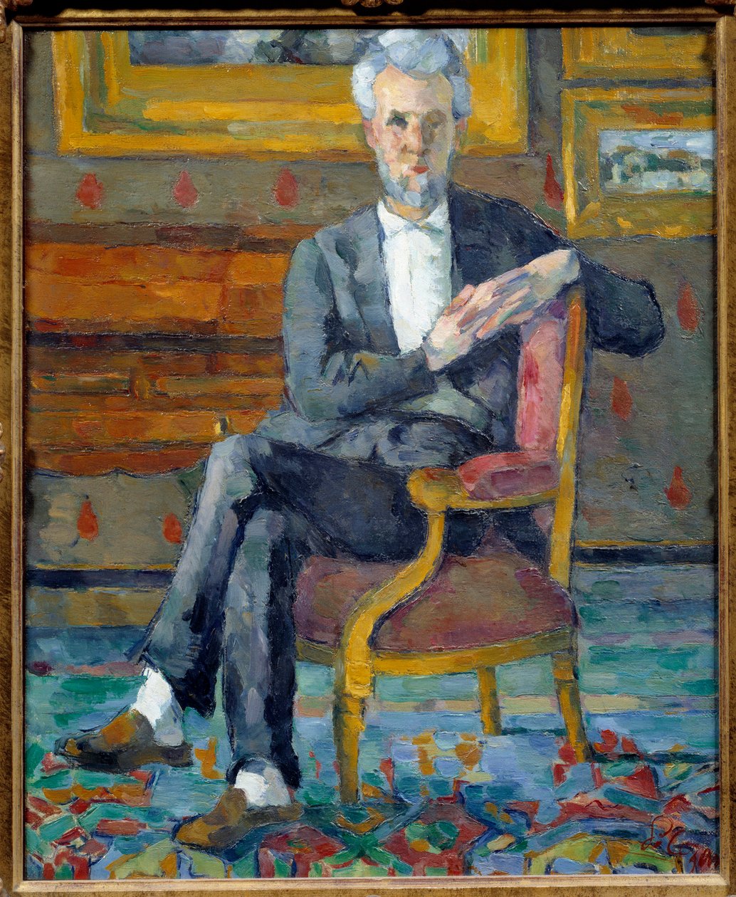 Portret Victora Chocqueta (1821-1891) Obraz Paula Cezanne