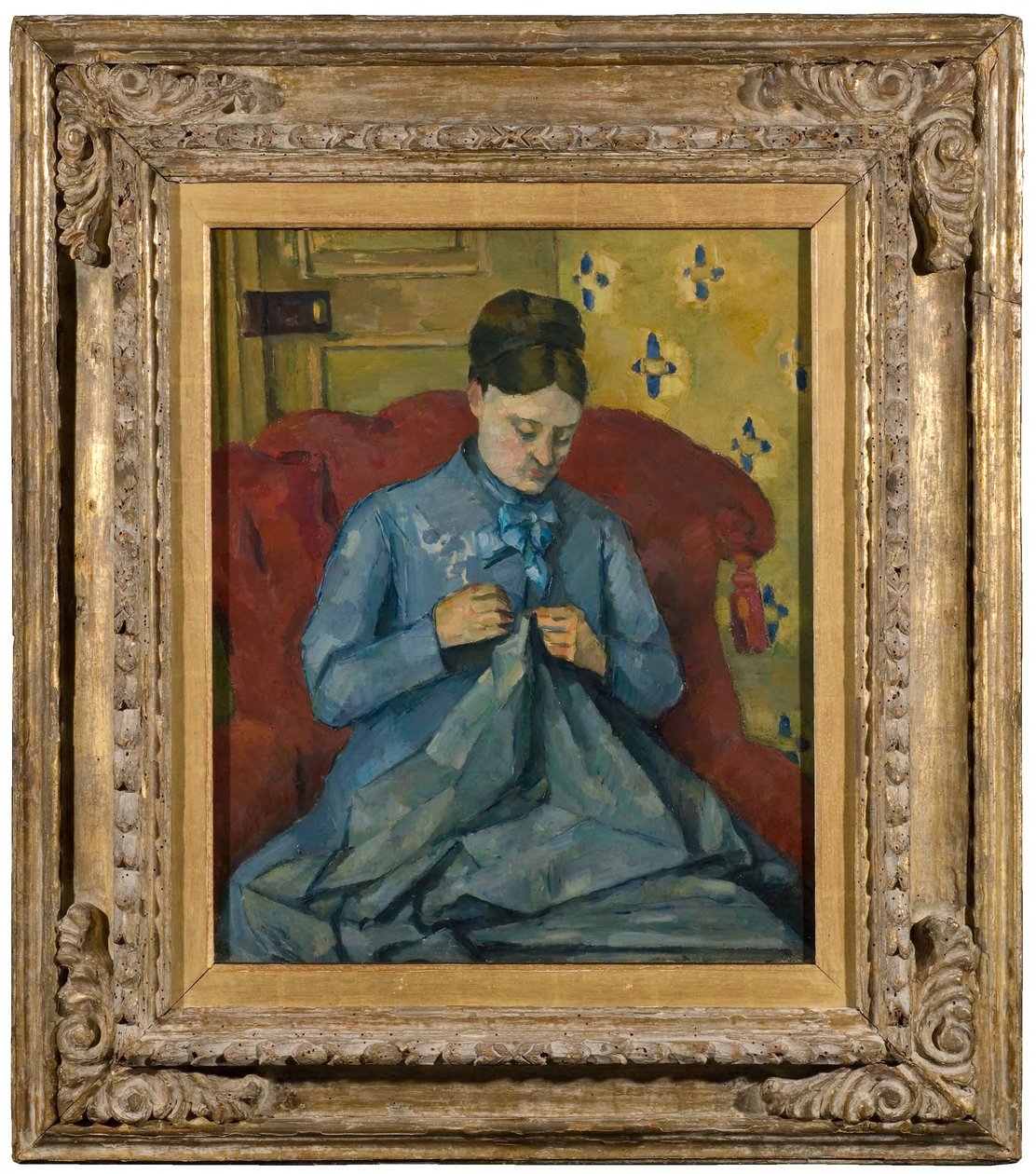 Portret żony artysty autorstwa Paul Cézanne