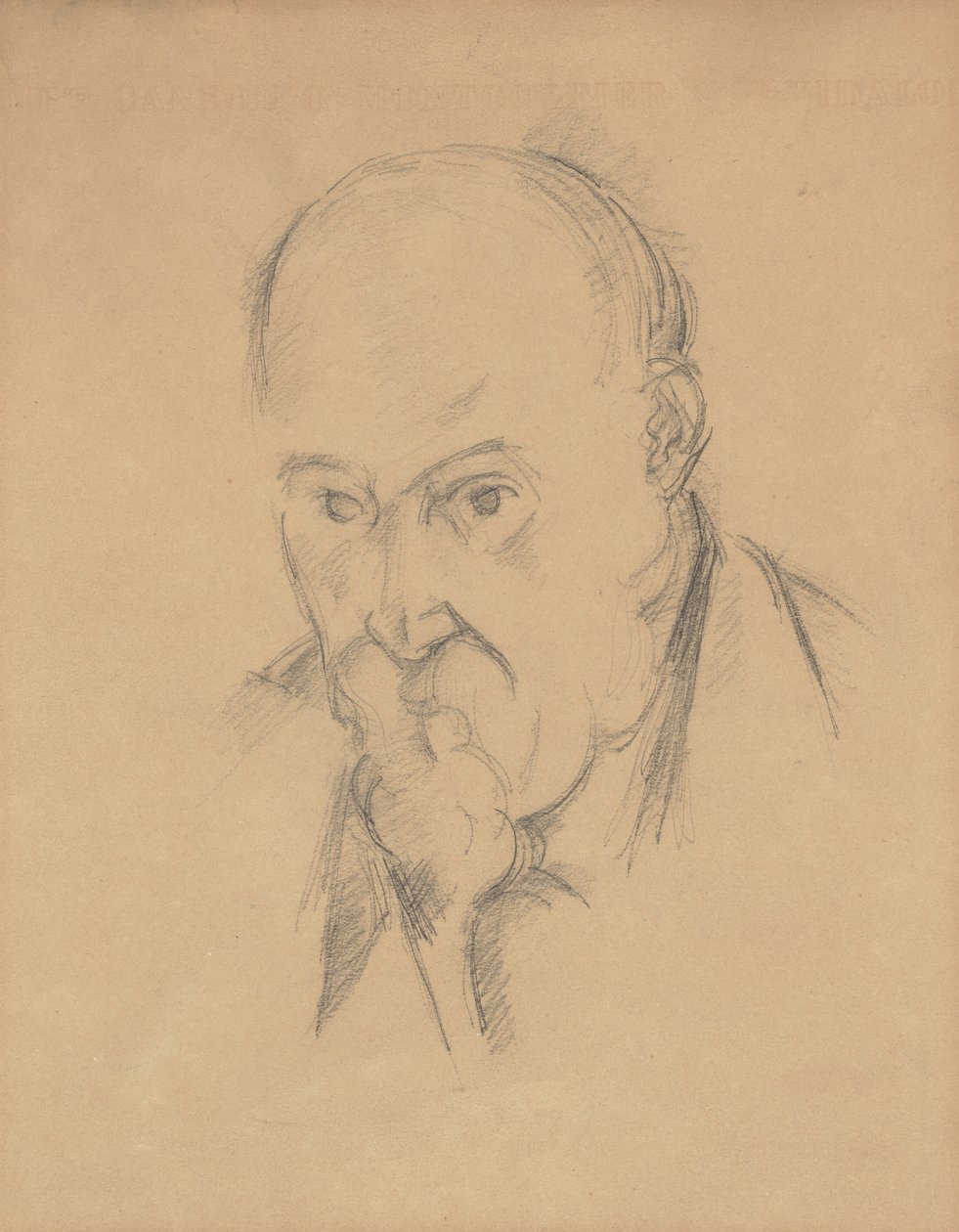 Autoportret [rekto] autorstwa Paul Cézanne