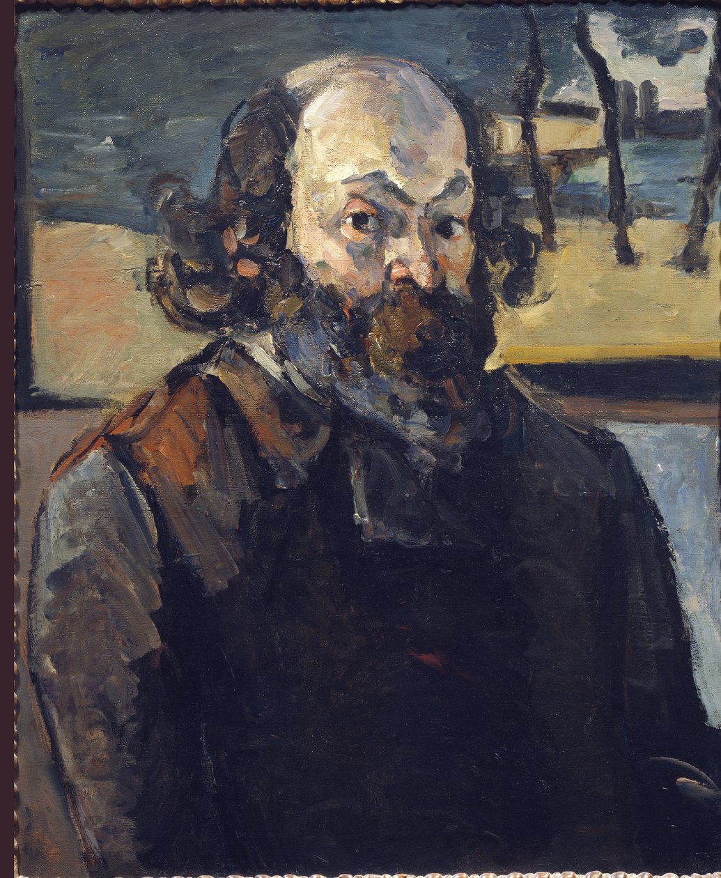 Autoportret - Olej na płótnie autorstwa Paul Cézanne