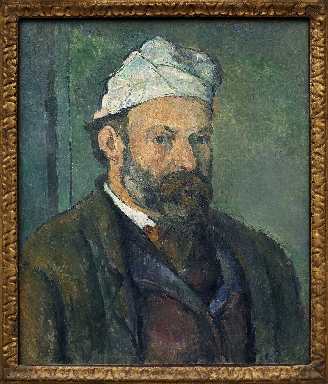 Autoportret. Obraz Paula Cezanne