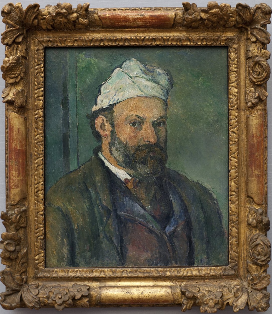 Autoportret. Obraz Paula Cezanne