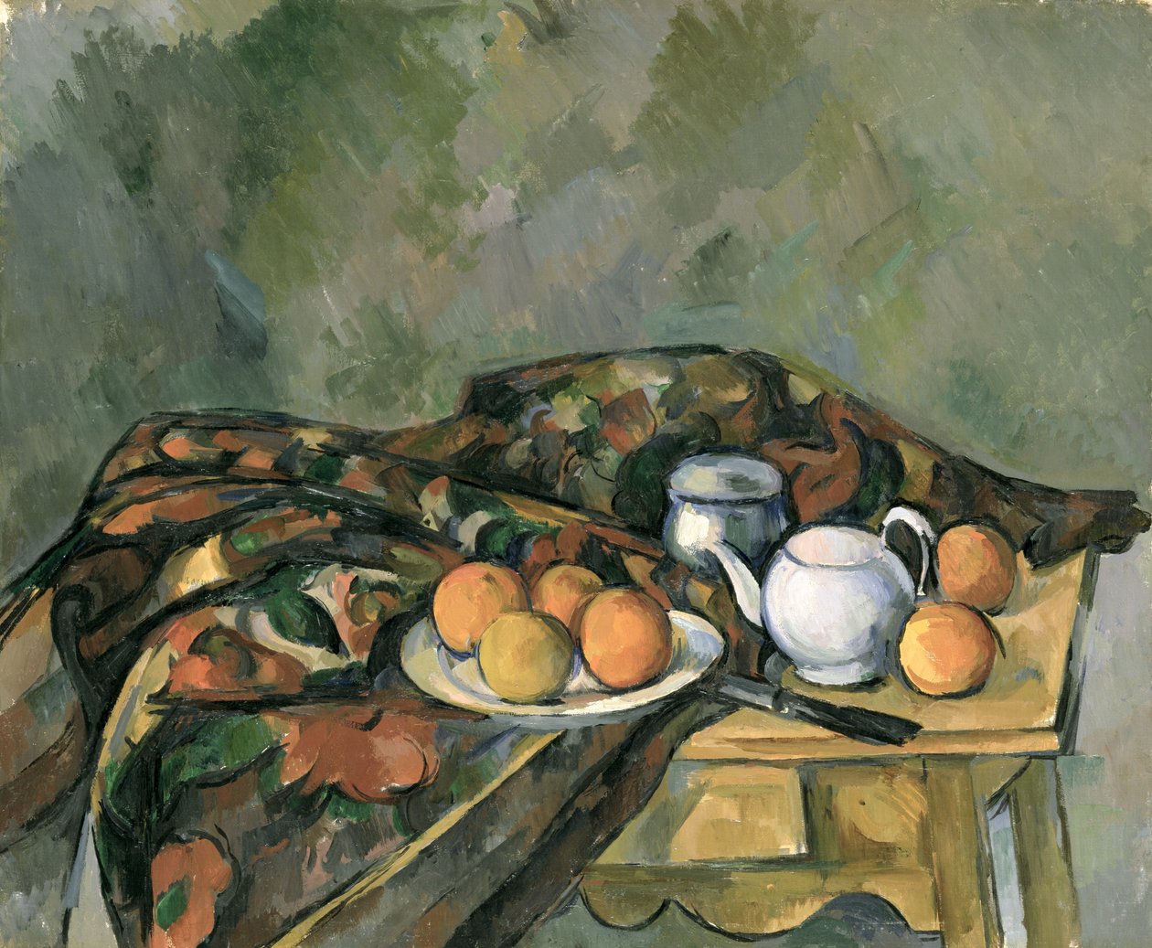 Martwa natura z imbrykiem (olej na płótnie) autorstwa Paul Cézanne