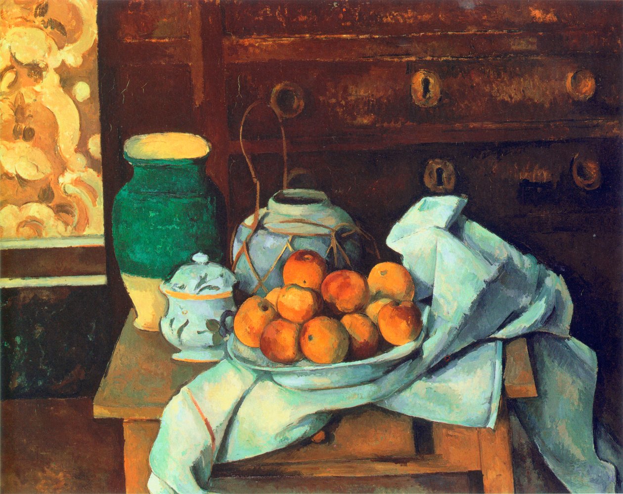 Martwa natura z komodą autorstwa Paul Cézanne