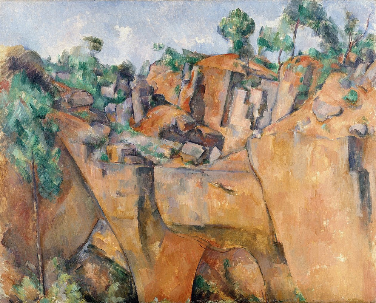Kamieniołom Bibémus autorstwa Paul Cézanne