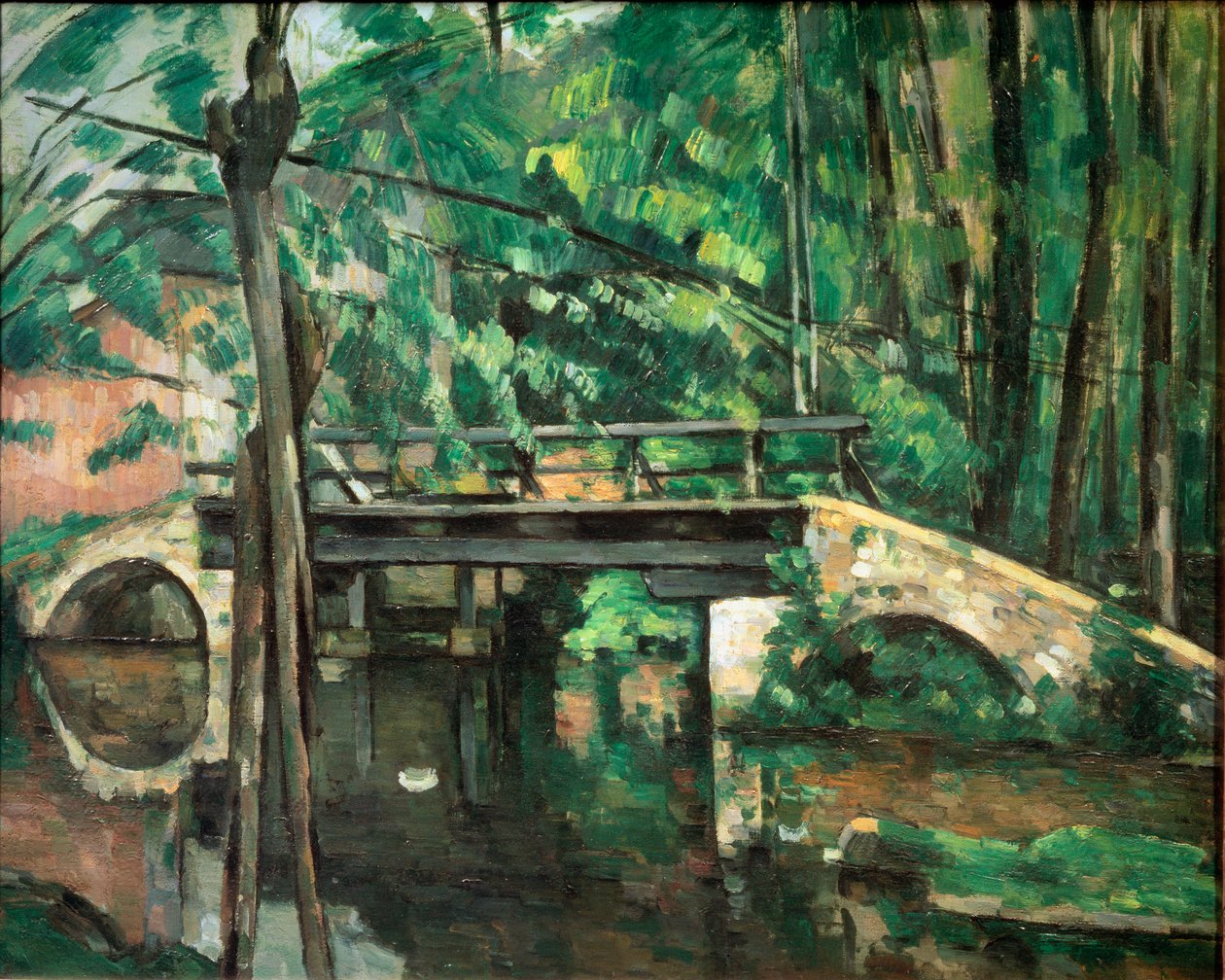 Most w Maincy lub Most w Mennecy, ok. 1879 (olej na płótnie) autorstwa Paul Cézanne