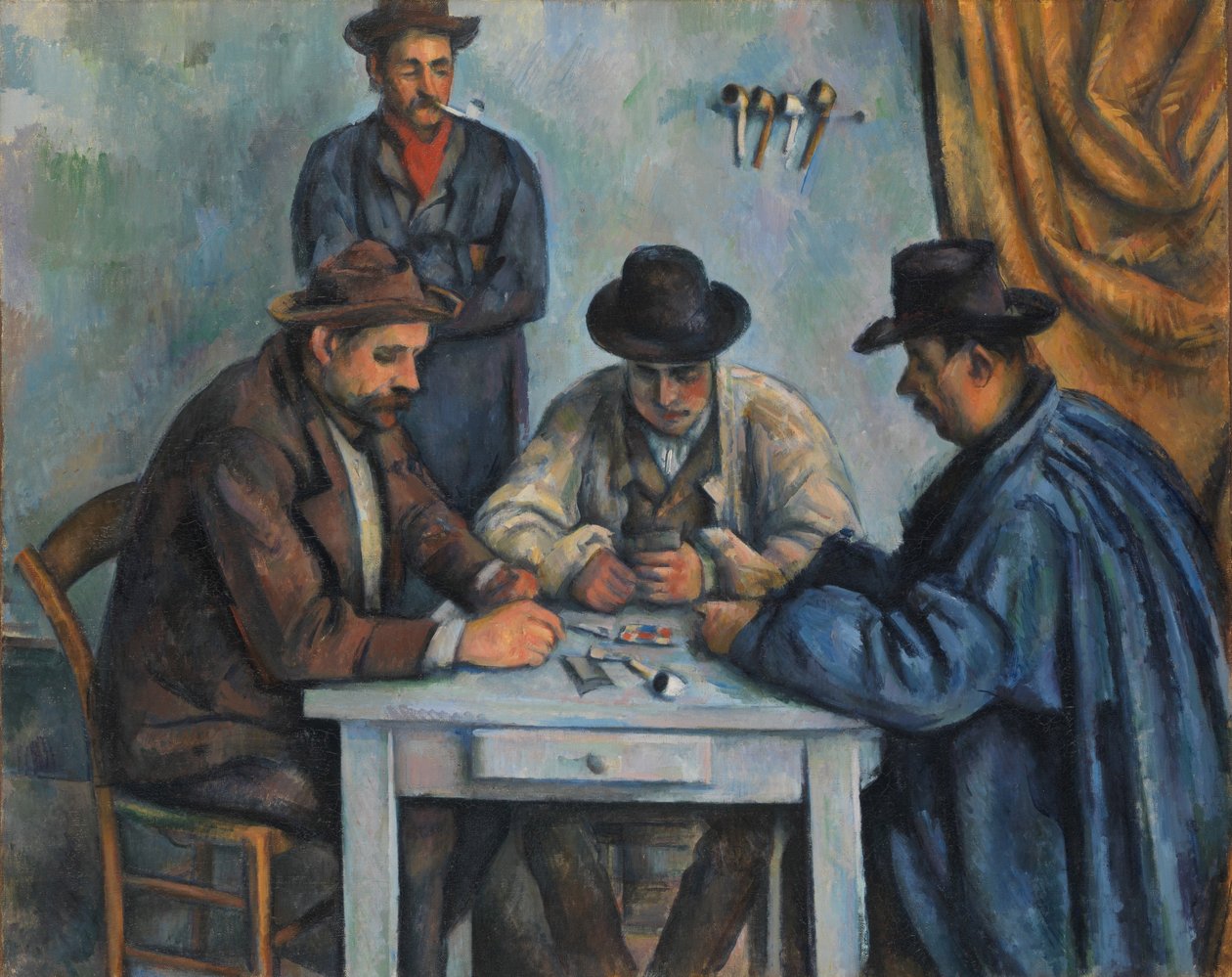 Gracze w karty autorstwa Paul Cézanne