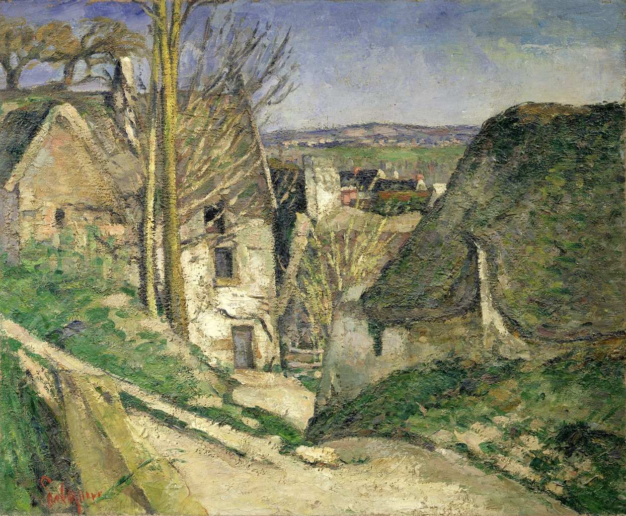 Dom Wisielca, Auvers-sur-Oise autorstwa Paul Cézanne