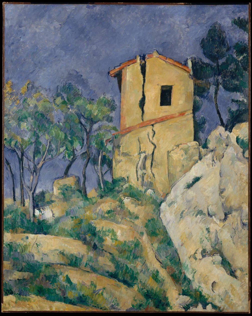 Dom ze spękanymi ścianami autorstwa Paul Cézanne