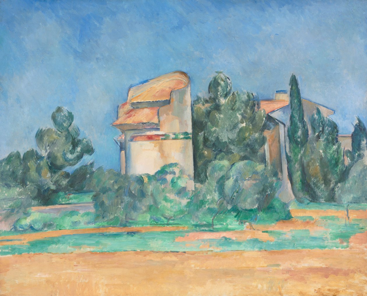 Wieża Gołębi w Bellevue autorstwa Paul Cézanne