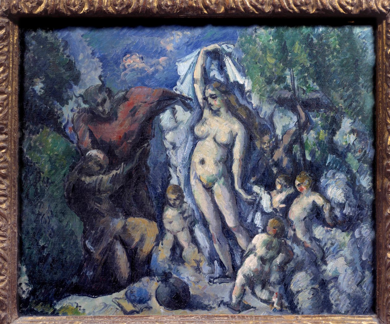 Kuszenie św. Antoniego Pustelnik Św. Antoni Wielki (251-356) (lub św. Obraz Paula Cezanne