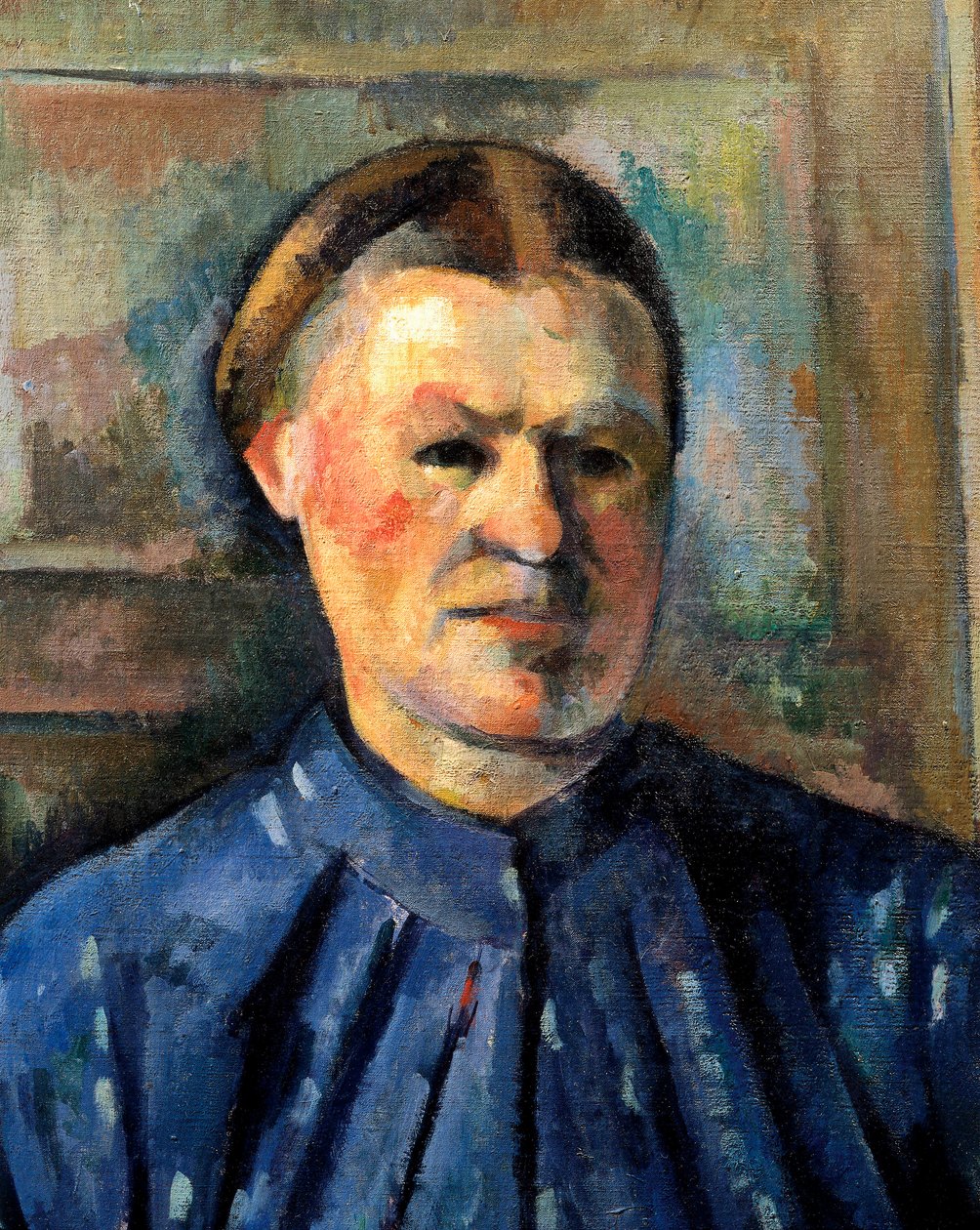Kobieta i ekspres do kawy (detal) 1890-95 (olej na płótnie) autorstwa Paul Cézanne