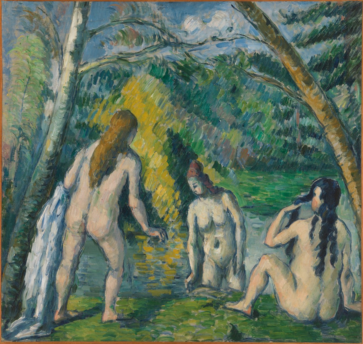 Drei Badende autorstwa Paul Cézanne