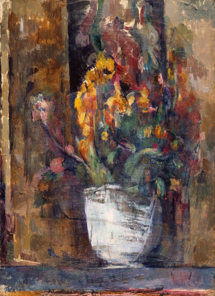 Wazon z kwiatami, ok. 1897-98 (olej na płótnie) autorstwa Paul Cézanne