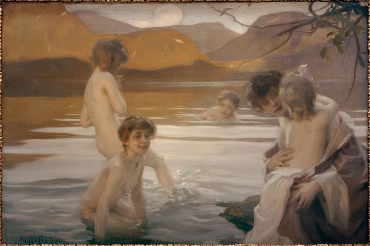 Pierwsza kąpiel autorstwa Paul Chabas
